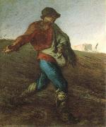 Jean Francois Millet the sower oil on canvas